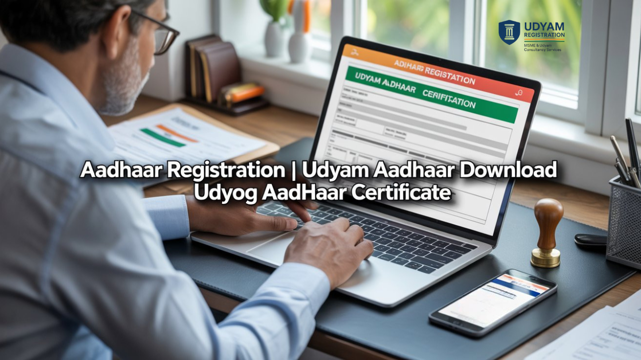 Aadhar Registration | Udhyam Aadhaar Download | Udyog Aadhaar Certificate